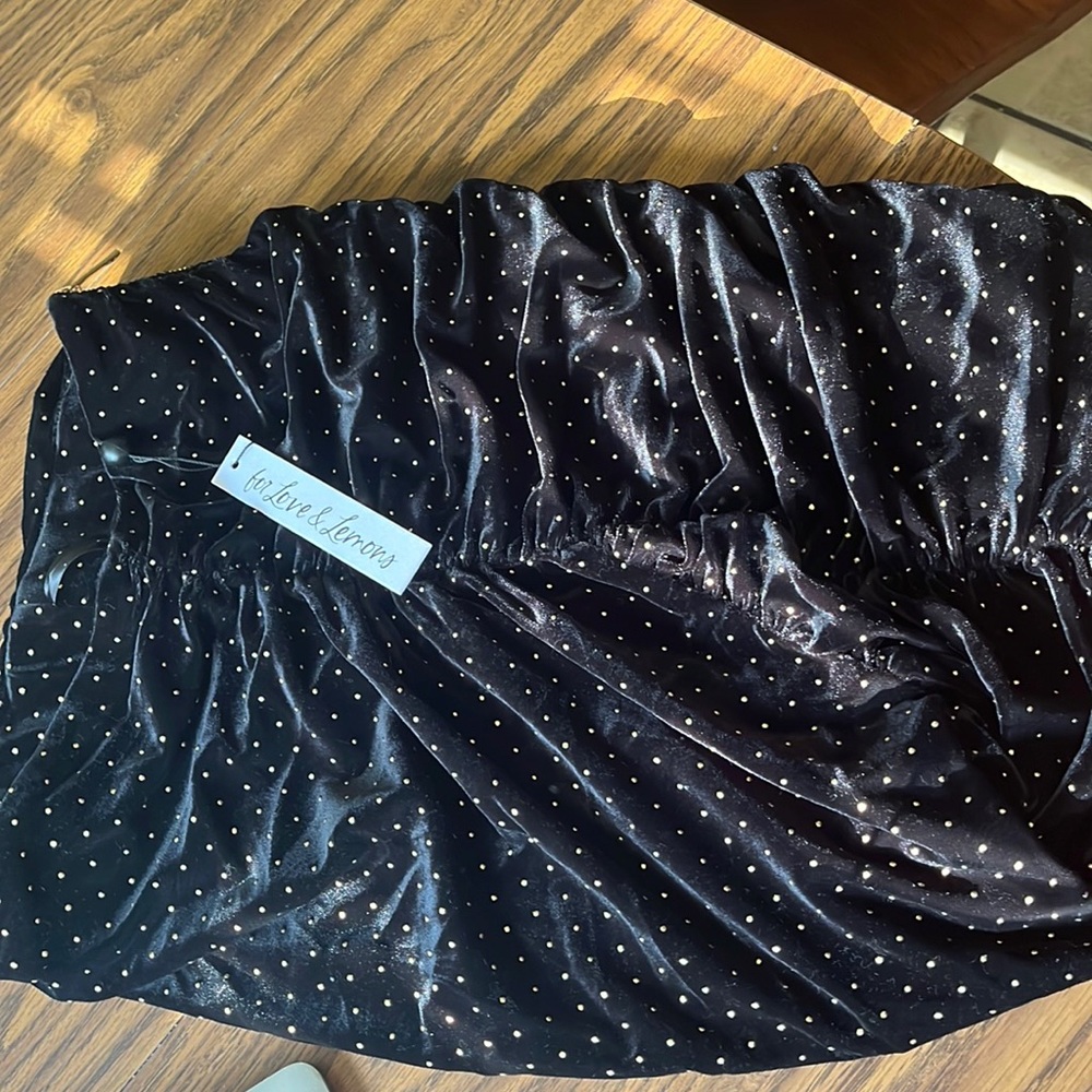For Love and Lemons Black Skirt